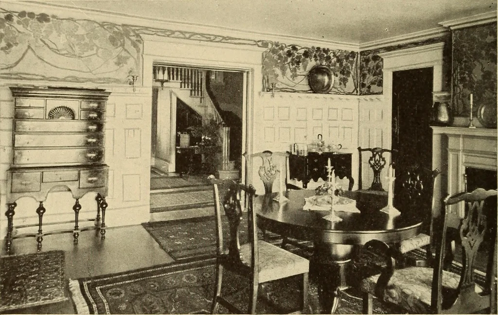 An illustration from A book of distinctive interiors;, 1912, leaf 59