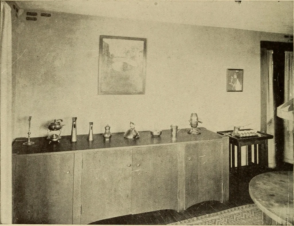 An illustration from A book of distinctive interiors;, 1912, leaf 61