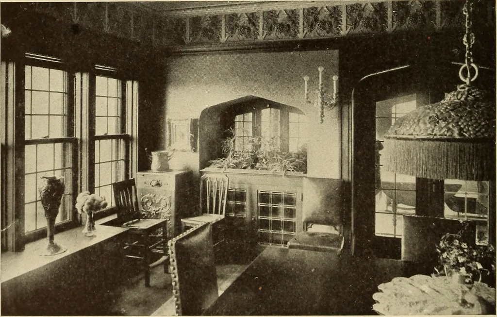 An illustration from A book of distinctive interiors;, 1912, leaf 61