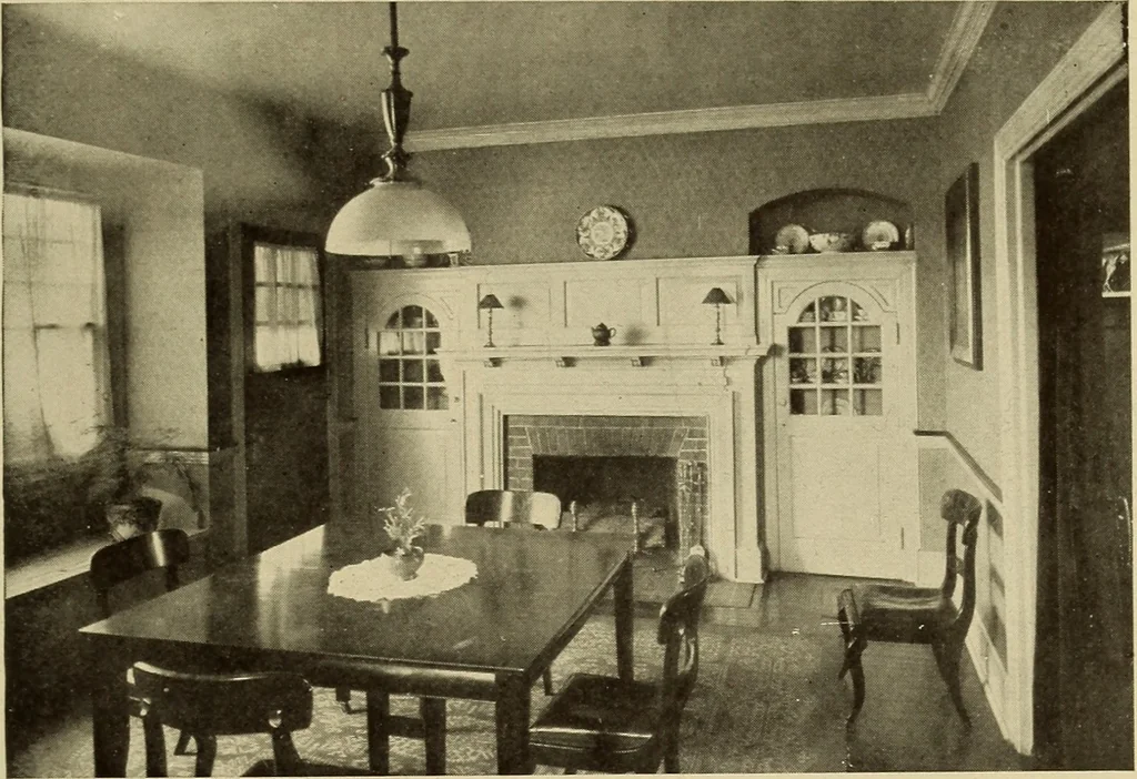 An illustration from A book of distinctive interiors;, 1912, leaf 62