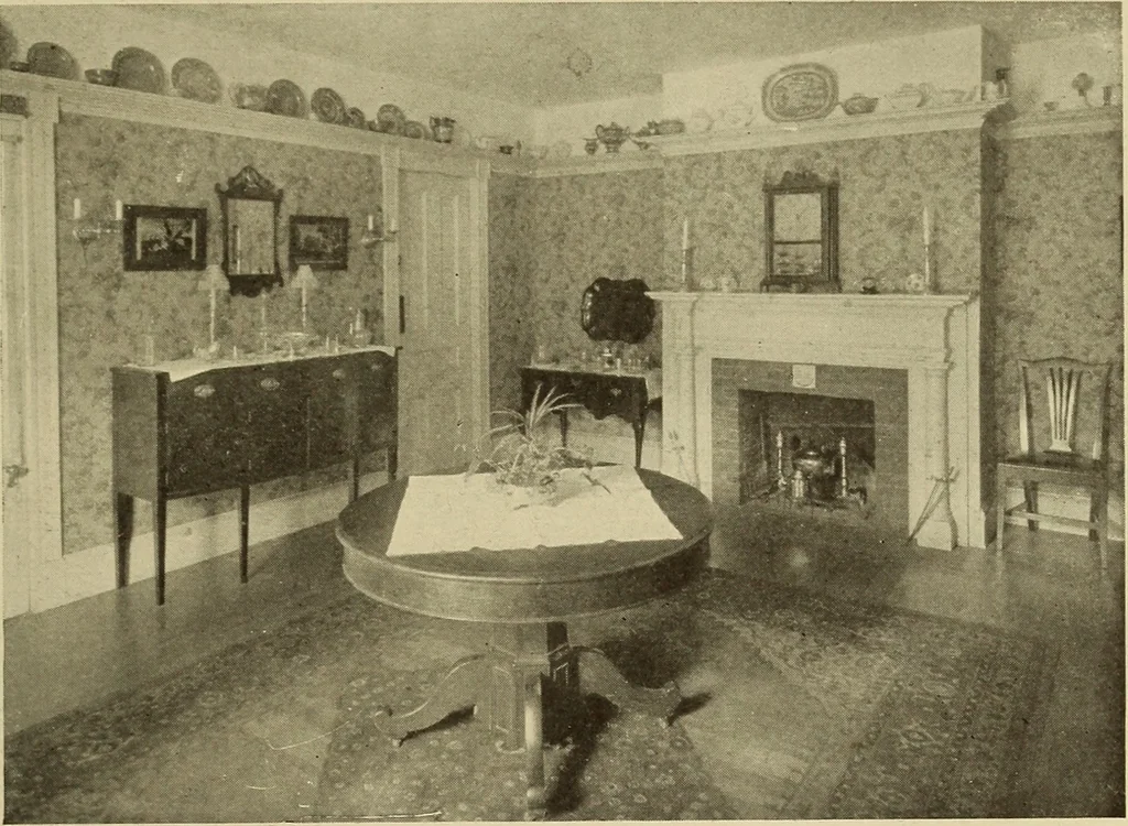 An illustration from A book of distinctive interiors;, 1912, leaf 64