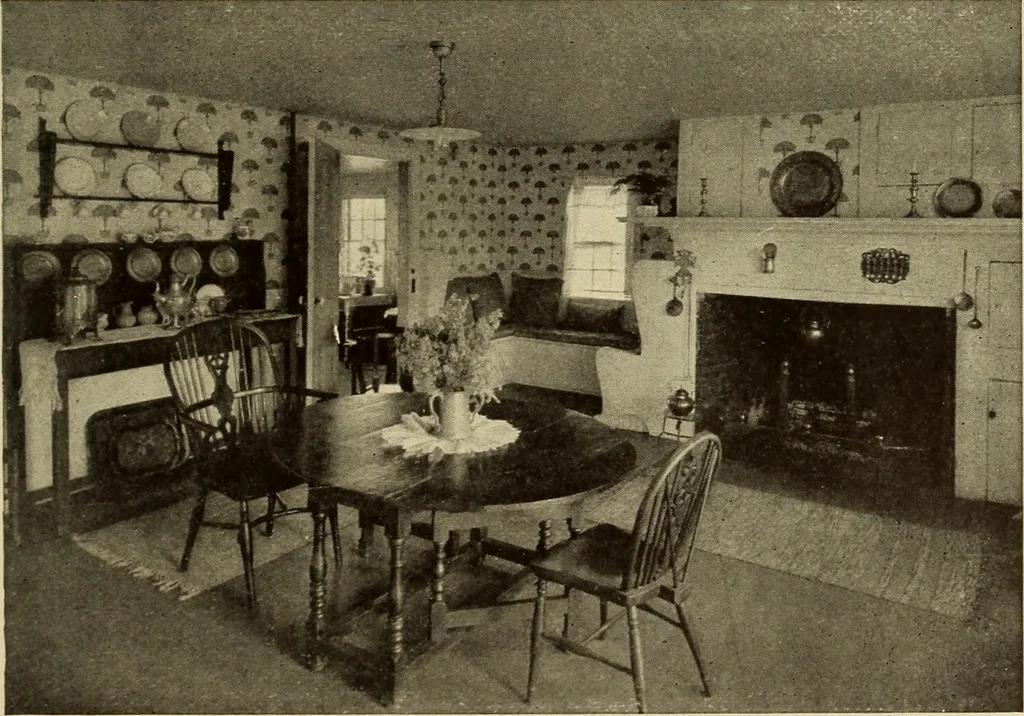 An illustration from A book of distinctive interiors;, 1912, leaf 66
