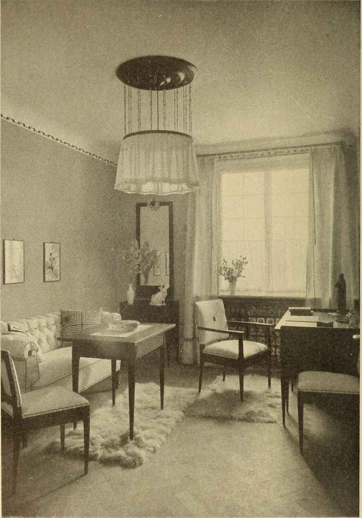 An illustration from A book of distinctive interiors;, 1912, leaf 73