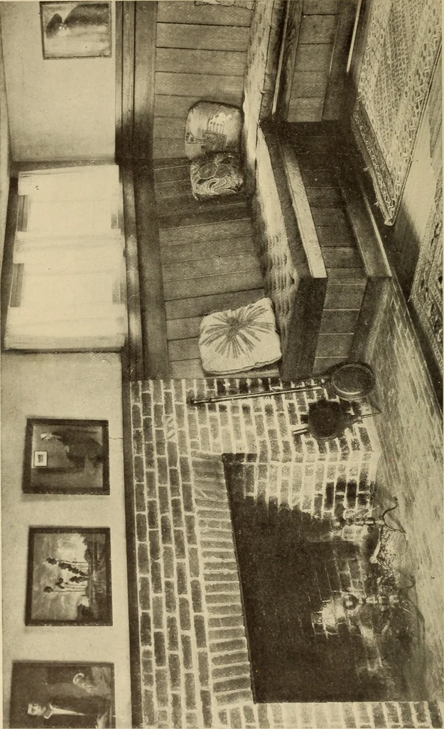 An illustration from A book of distinctive interiors;, 1912, leaf 9