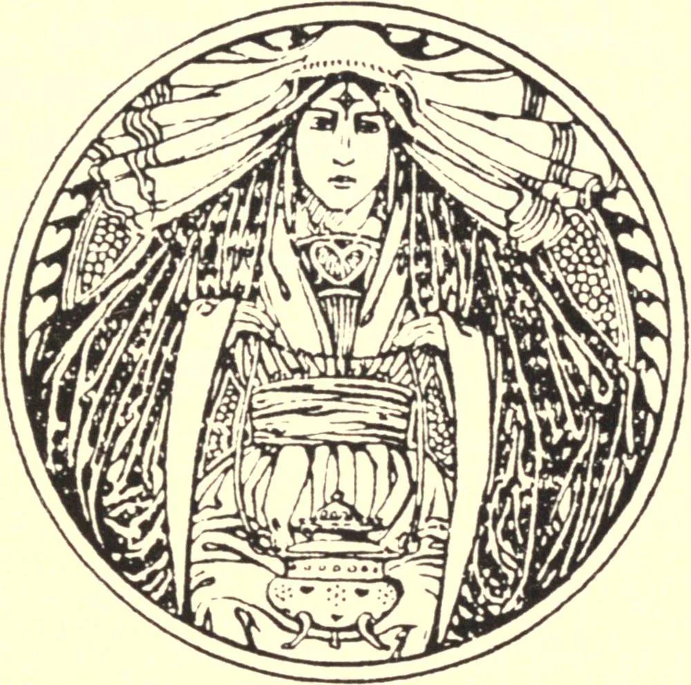 An illustration from The book of dreams and ghosts, 1899, leaf 6