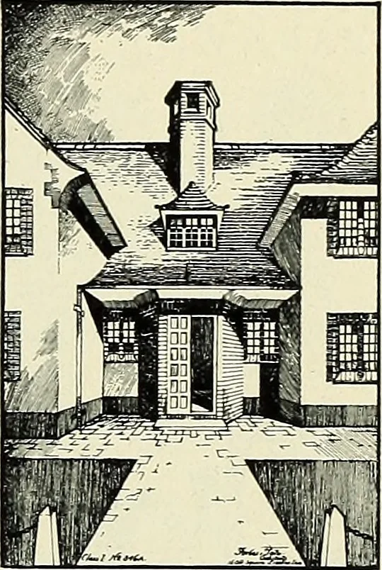 An illustration from The book of the exhibition of houses and cottages, Romford garden suburb, Gidea Park, 1911, leaf 102
