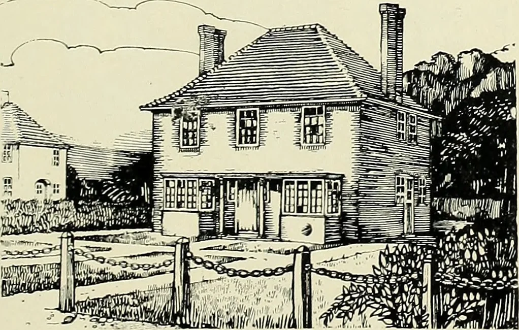 An illustration from The book of the exhibition of houses and cottages, Romford garden suburb, Gidea Park, 1911, leaf 106