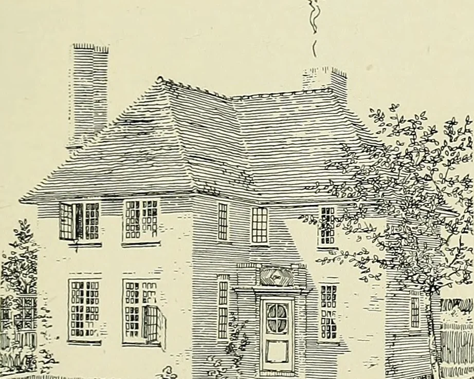 An illustration from The book of the exhibition of houses and cottages, Romford garden suburb, Gidea Park, 1911, leaf 108