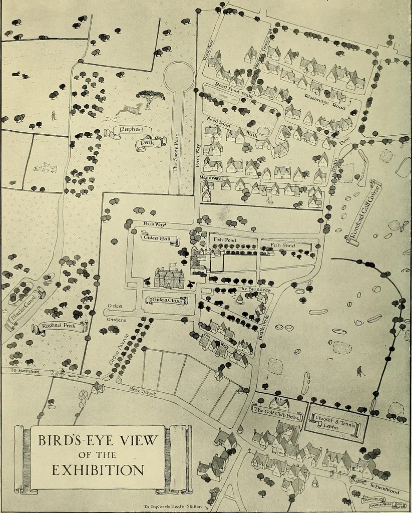An illustration from The book of the exhibition of houses and cottages, Romford garden suburb, Gidea Park, 1911, leaf 11