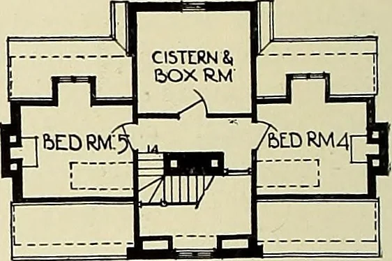 An illustration from The book of the exhibition of houses and cottages, Romford garden suburb, Gidea Park, 1911, leaf 115