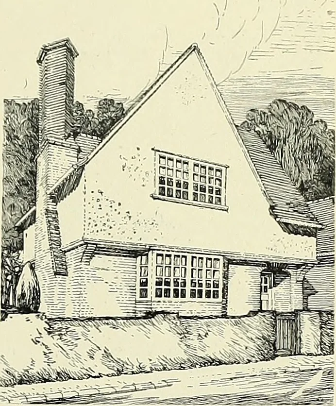 An illustration from The book of the exhibition of houses and cottages, Romford garden suburb, Gidea Park, 1911, leaf 150