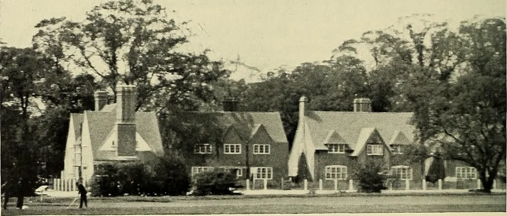 An illustration from The book of the exhibition of houses and cottages, Romford garden suburb, Gidea Park, 1911, leaf 155