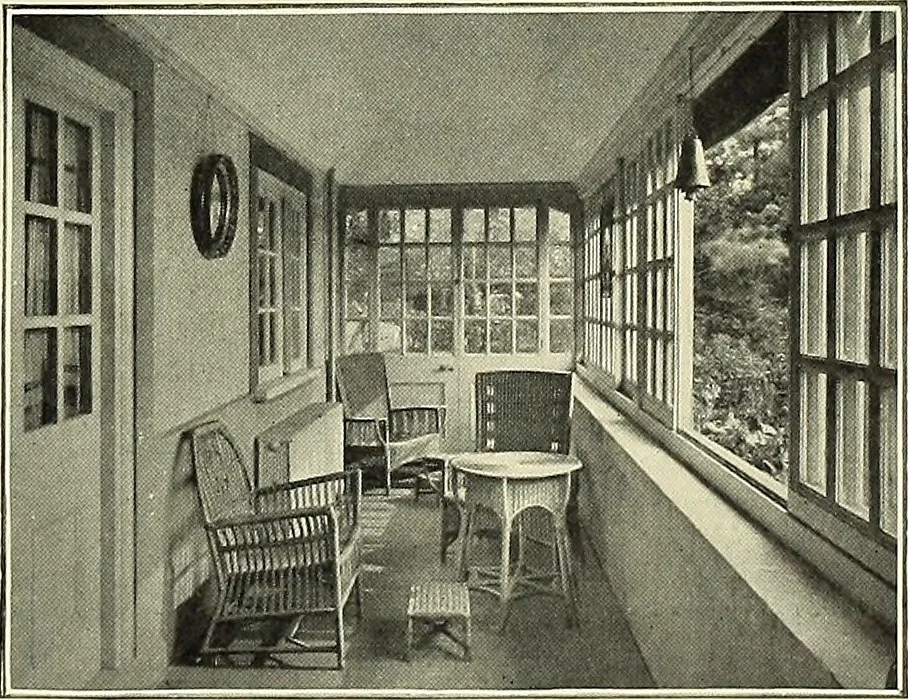 An illustration from The book of the exhibition of houses and cottages, Romford garden suburb, Gidea Park, 1911, leaf 156