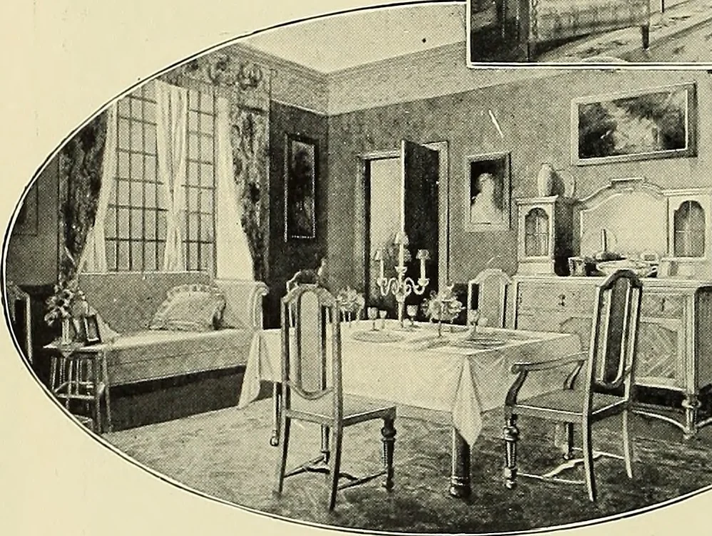 An illustration from The book of the exhibition of houses and cottages, Romford garden suburb, Gidea Park, 1911, leaf 157