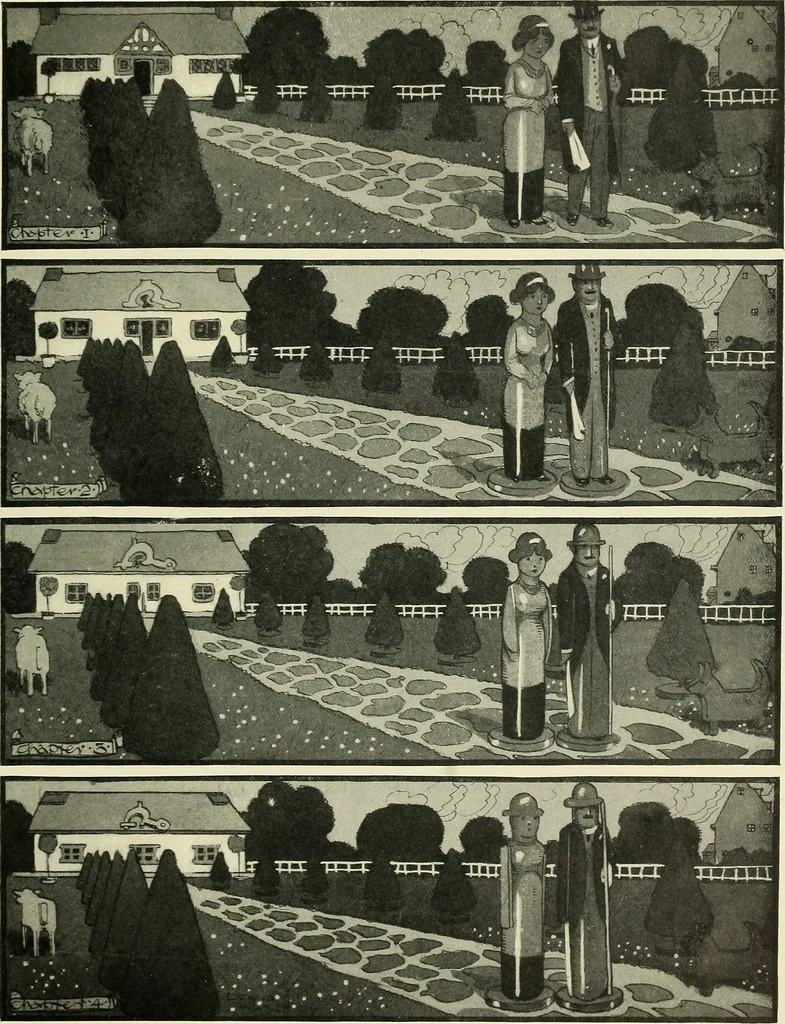 An illustration from The book of the exhibition of houses and cottages, Romford garden suburb, Gidea Park, 1911, leaf 160