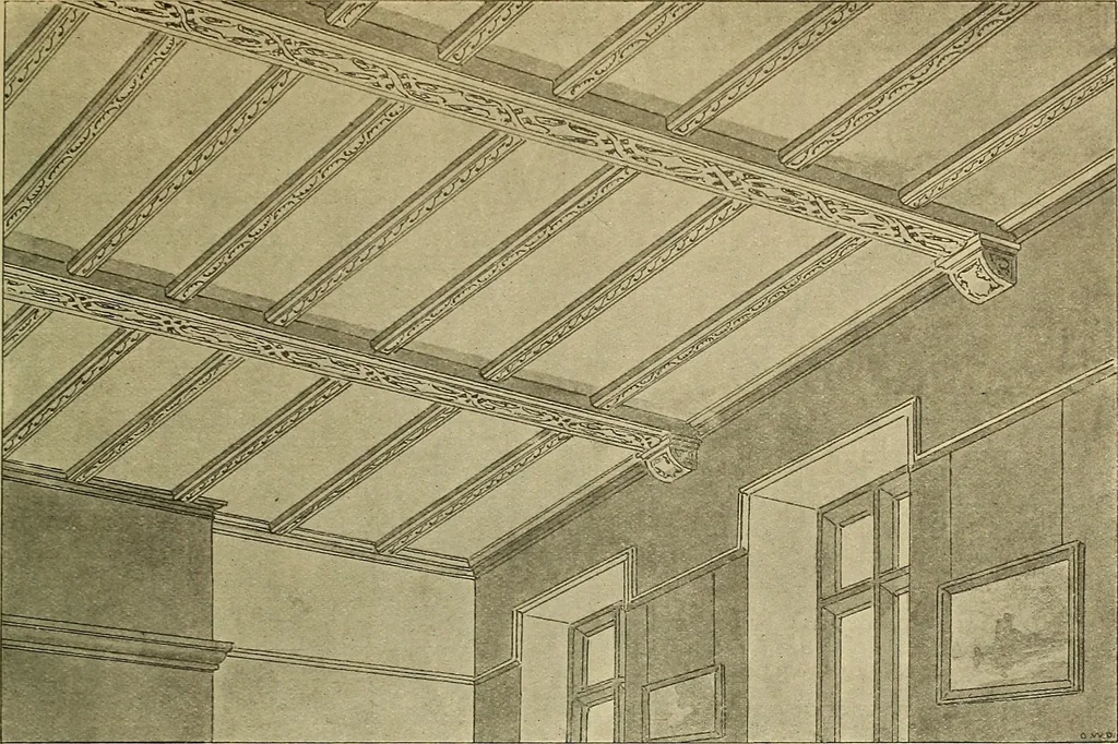 An illustration from The book of the exhibition of houses and cottages, Romford garden suburb, Gidea Park, 1911, leaf 174