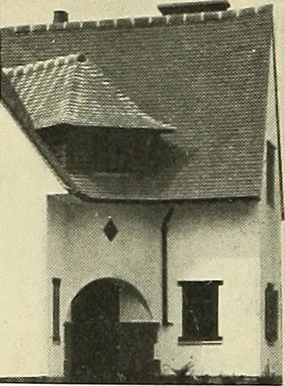 An illustration from The book of the exhibition of houses and cottages, Romford garden suburb, Gidea Park, 1911, leaf 19