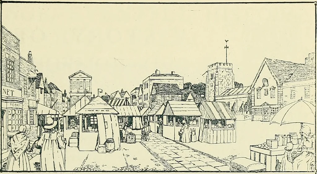 An illustration from The book of the exhibition of houses and cottages, Romford garden suburb, Gidea Park, 1911, leaf 48