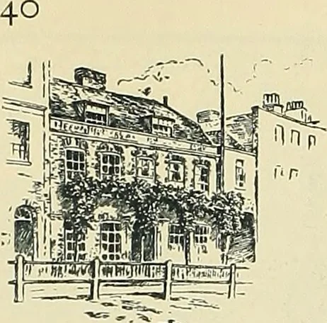 An illustration from The book of the exhibition of houses and cottages, Romford garden suburb, Gidea Park, 1911, leaf 49