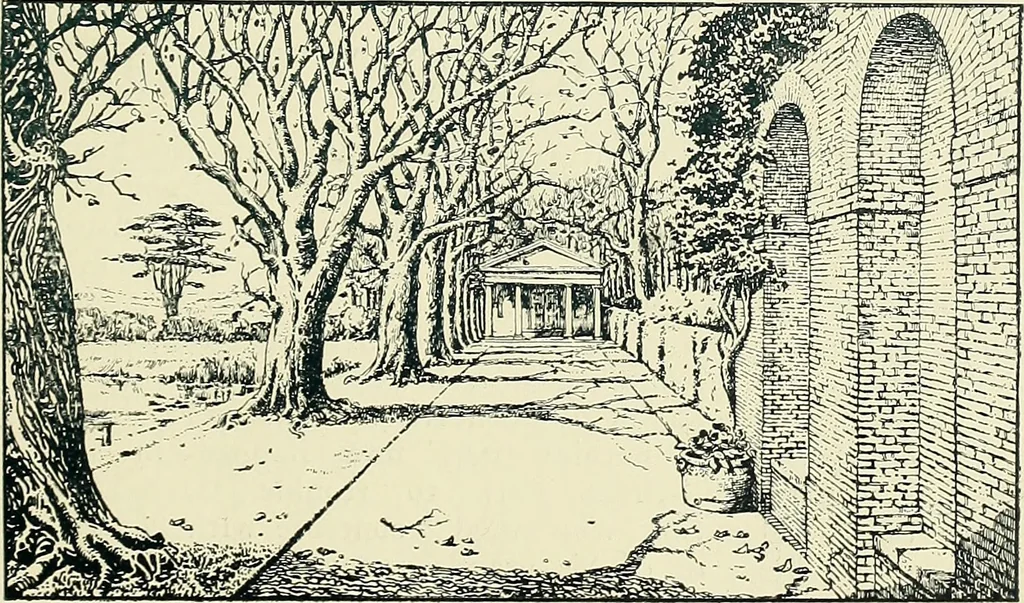 An illustration from The book of the exhibition of houses and cottages, Romford garden suburb, Gidea Park, 1911, leaf 56