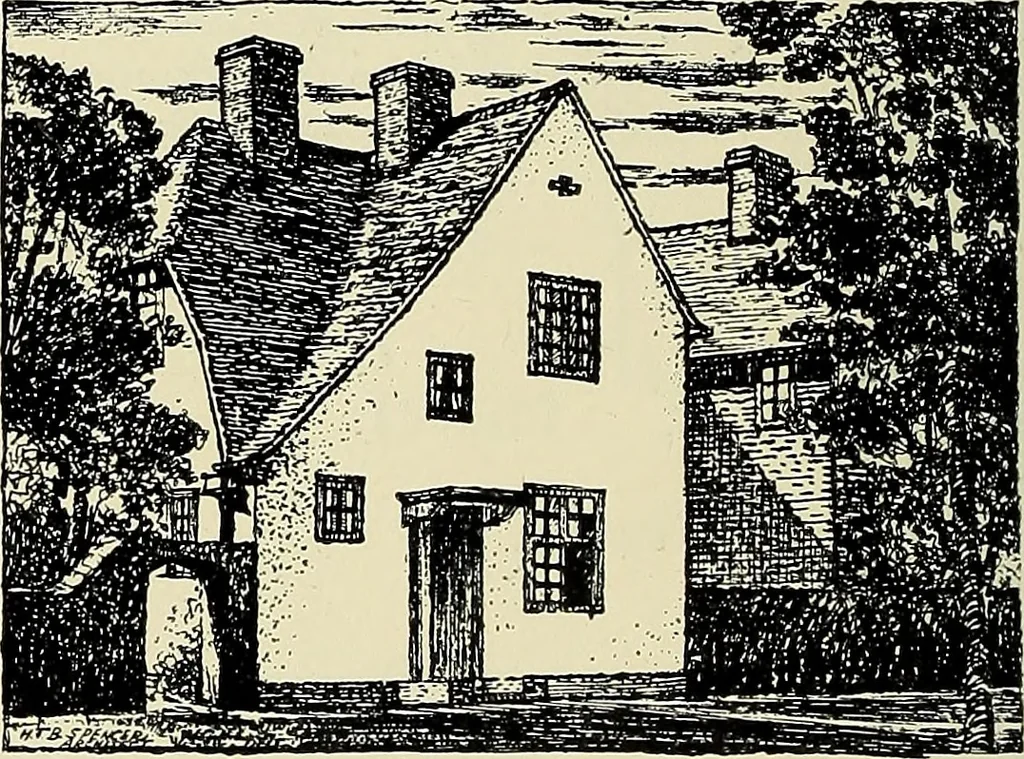 An illustration from The book of the exhibition of houses and cottages, Romford garden suburb, Gidea Park, 1911, leaf 89