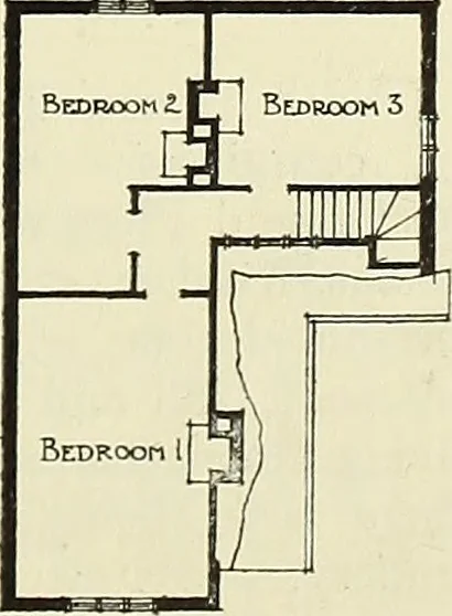 An illustration from The book of the exhibition of houses and cottages, Romford garden suburb, Gidea Park, 1911, leaf 92