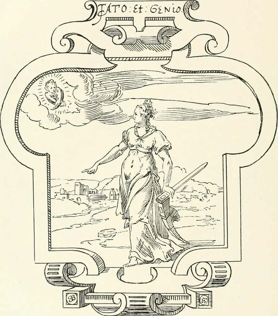 An illustration from The book of fortune : two hundred unpublished drawings, 1883, leaf 119