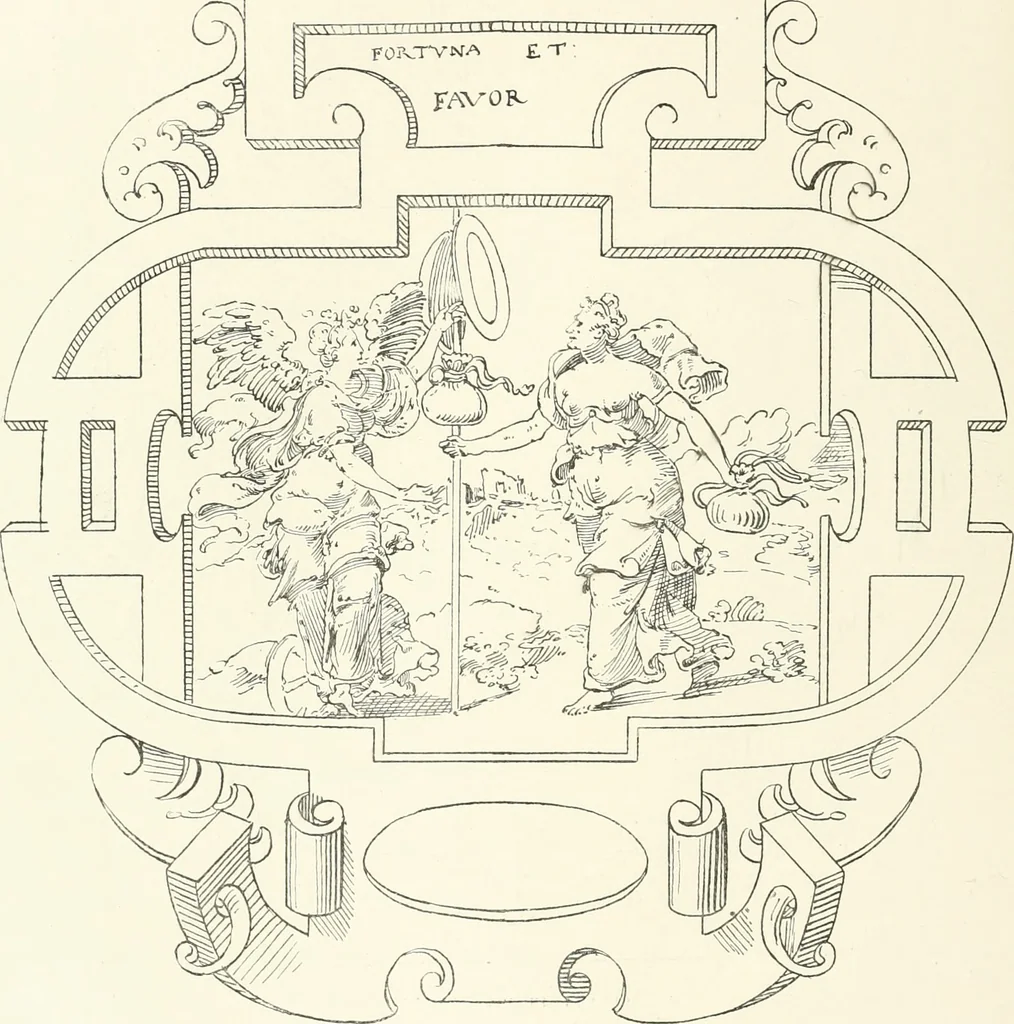 An illustration from The book of fortune : two hundred unpublished drawings, 1883, leaf 125