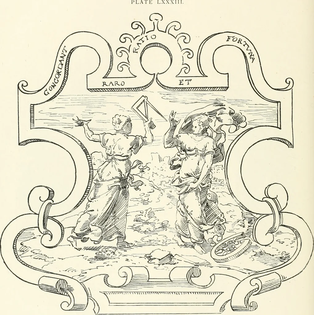 An illustration from The book of fortune : two hundred unpublished drawings, 1883, leaf 131