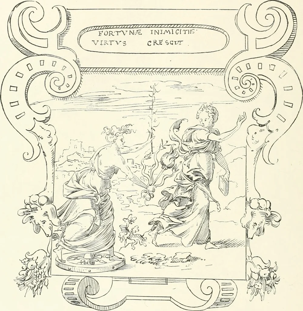 An illustration from The book of fortune : two hundred unpublished drawings, 1883, leaf 133