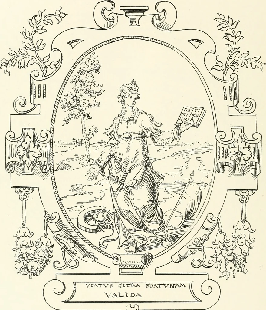An illustration from The book of fortune : two hundred unpublished drawings, 1883, leaf 135