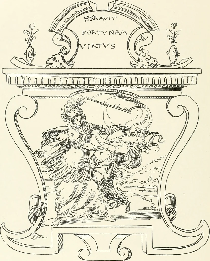 An illustration from The book of fortune : two hundred unpublished drawings, 1883, leaf 139