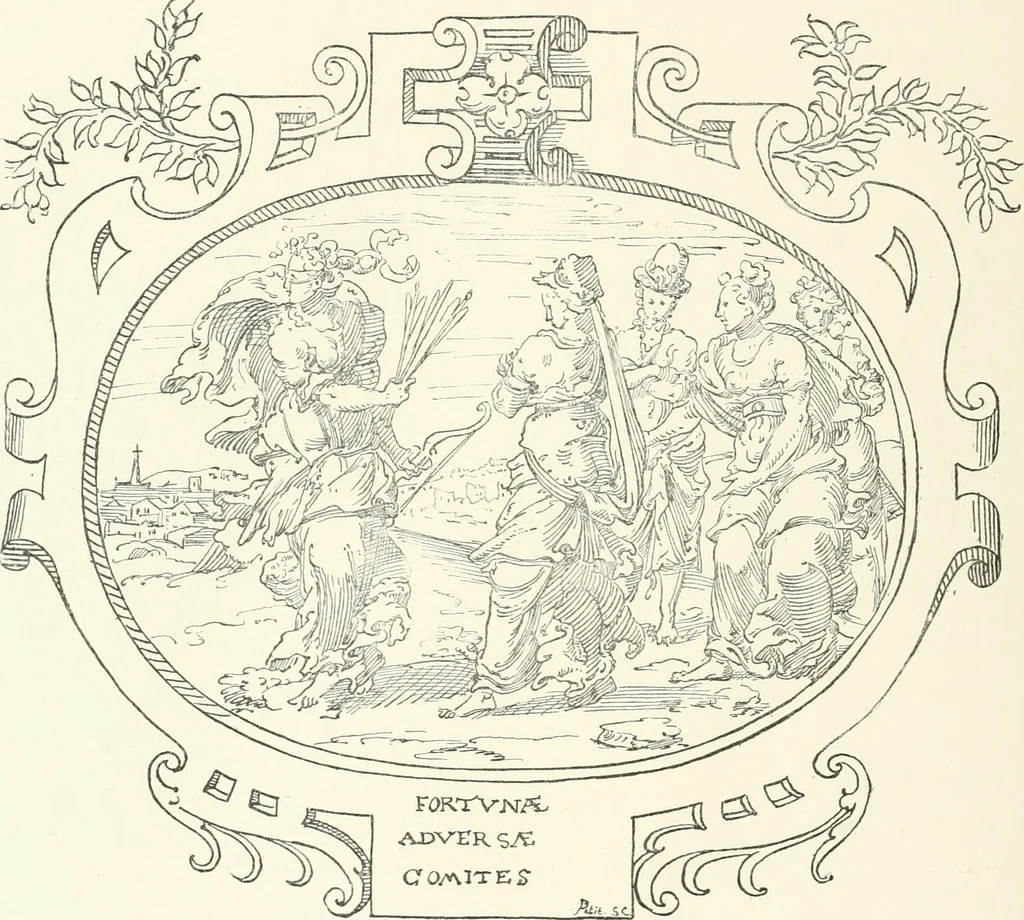 An illustration from The book of fortune : two hundred unpublished drawings, 1883, leaf 151