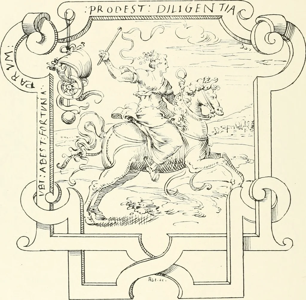 An illustration from The book of fortune : two hundred unpublished drawings, 1883, leaf 159