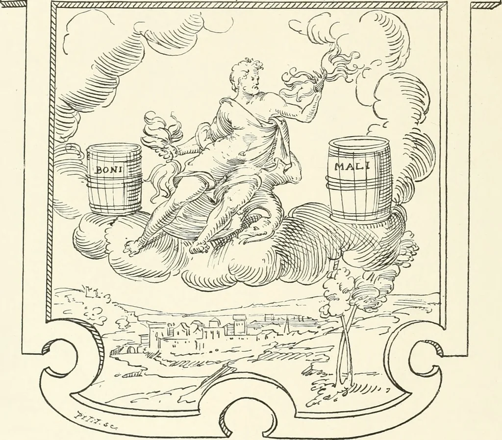 An illustration from The book of fortune : two hundred unpublished drawings, 1883, leaf 173