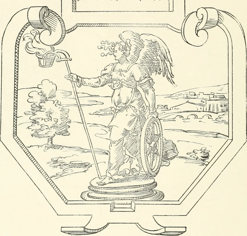 An illustration from The book of fortune : two hundred unpublished drawings, 1883, leaf 183