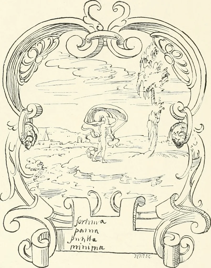 An illustration from The book of fortune : two hundred unpublished drawings, 1883, leaf 185