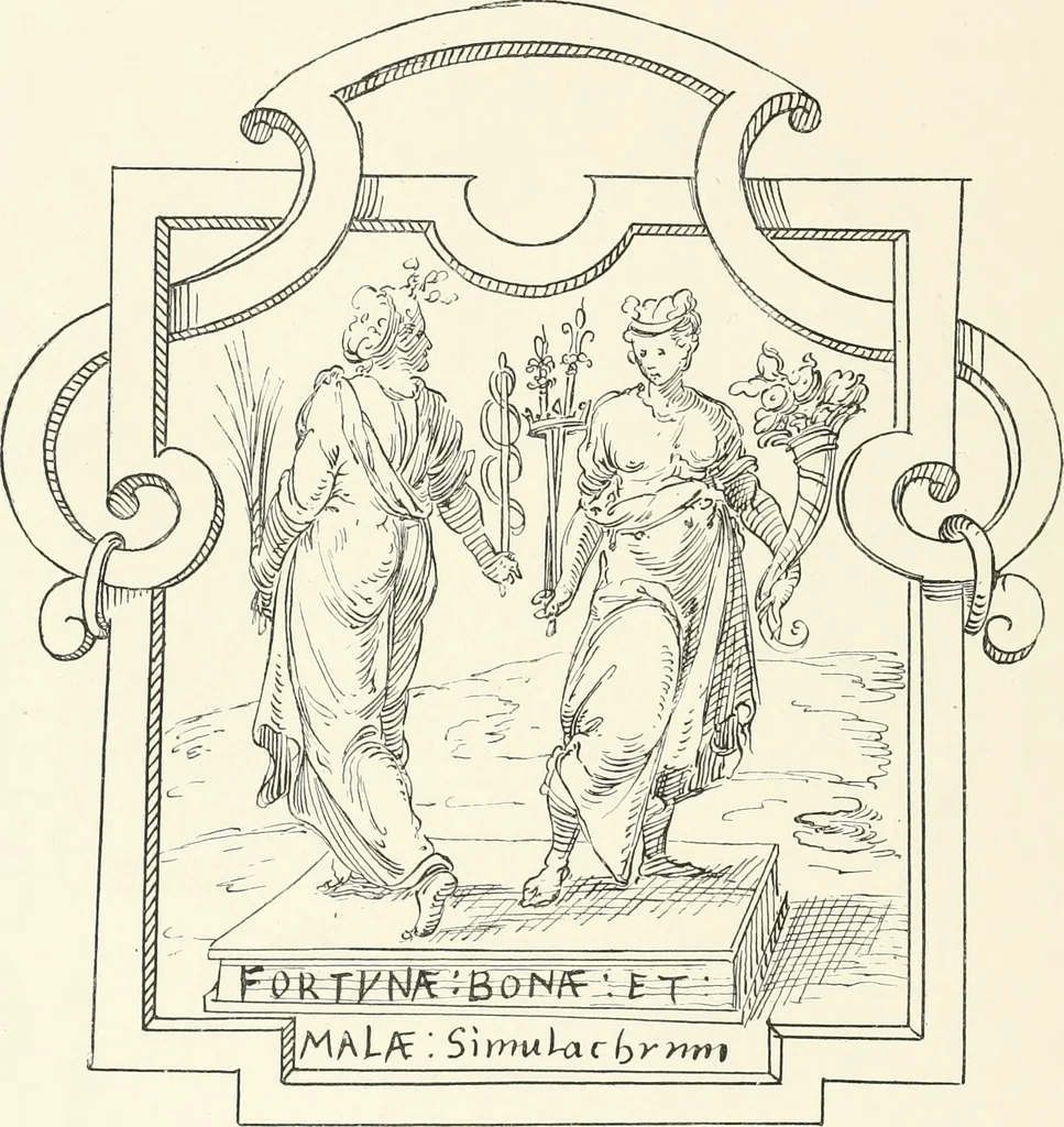 An illustration from The book of fortune : two hundred unpublished drawings, 1883, leaf 193