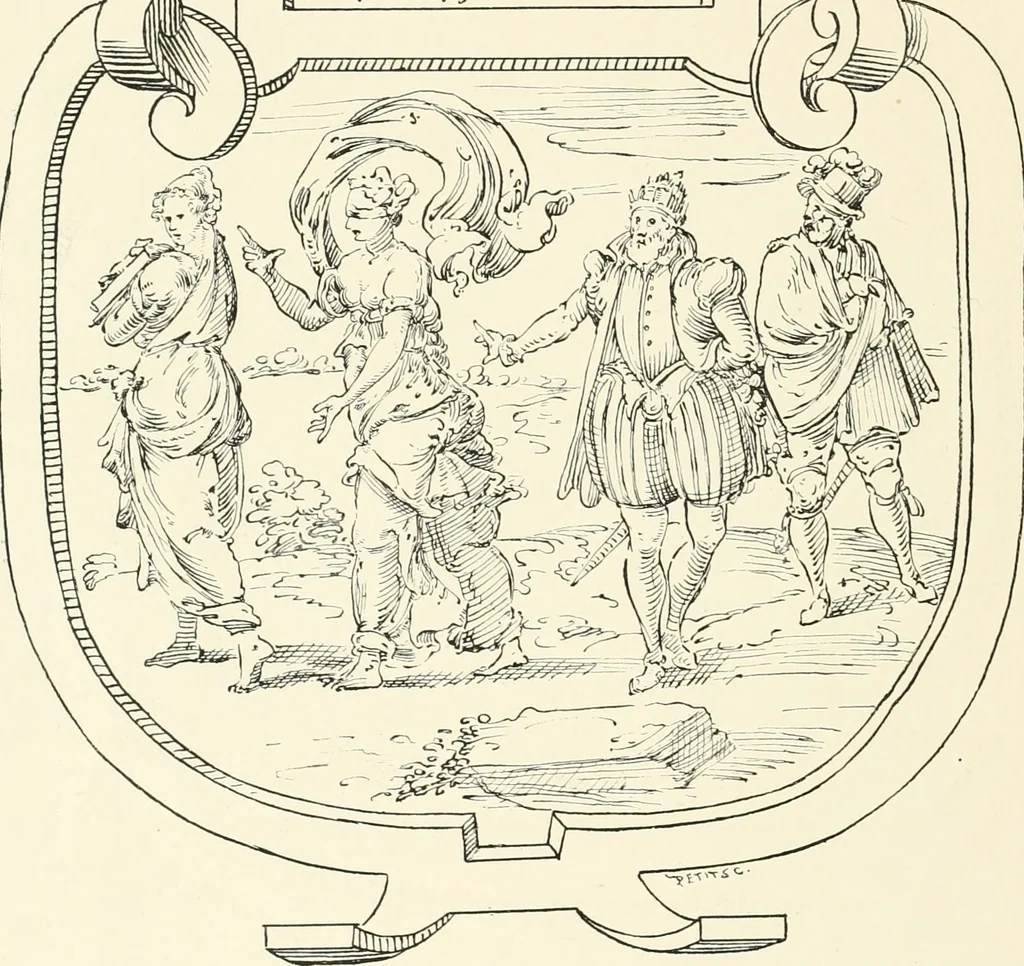 An illustration from The book of fortune : two hundred unpublished drawings, 1883, leaf 213