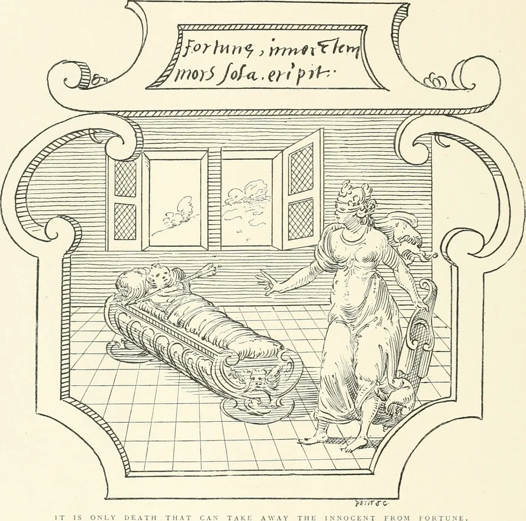 An illustration from The book of fortune : two hundred unpublished drawings, 1883, leaf 217
