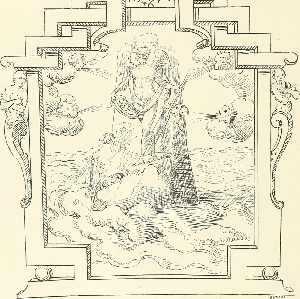 An illustration from The book of fortune : two hundred unpublished drawings, 1883, leaf 219