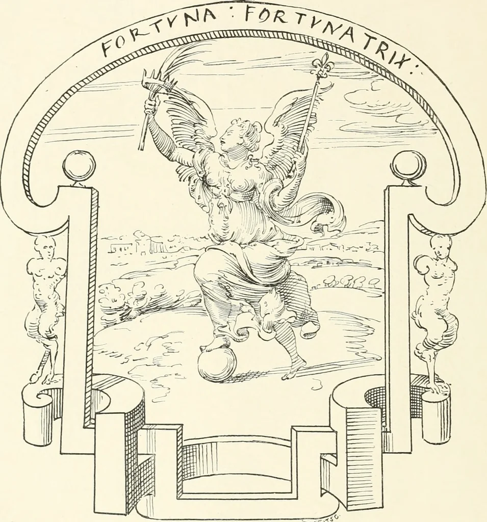An illustration from The book of fortune : two hundred unpublished drawings, 1883, leaf 221