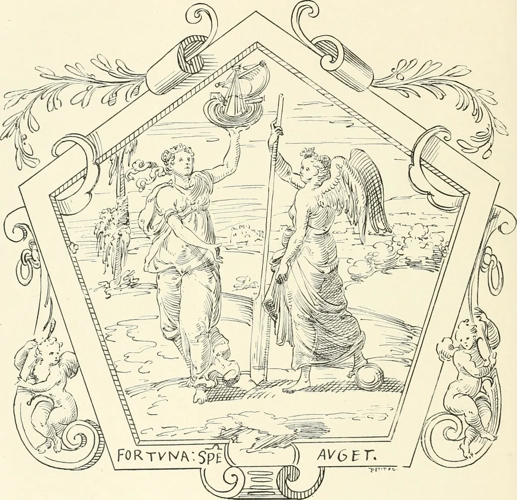 An illustration from The book of fortune : two hundred unpublished drawings, 1883, leaf 223