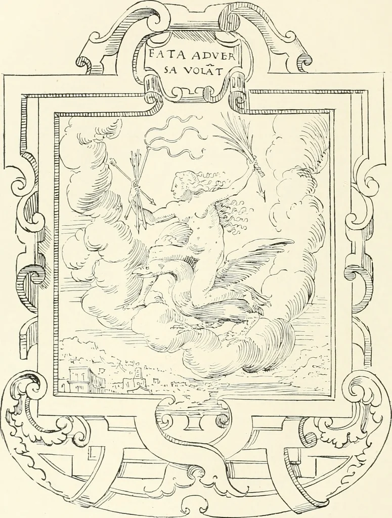 An illustration from The book of fortune : two hundred unpublished drawings, 1883, leaf 55