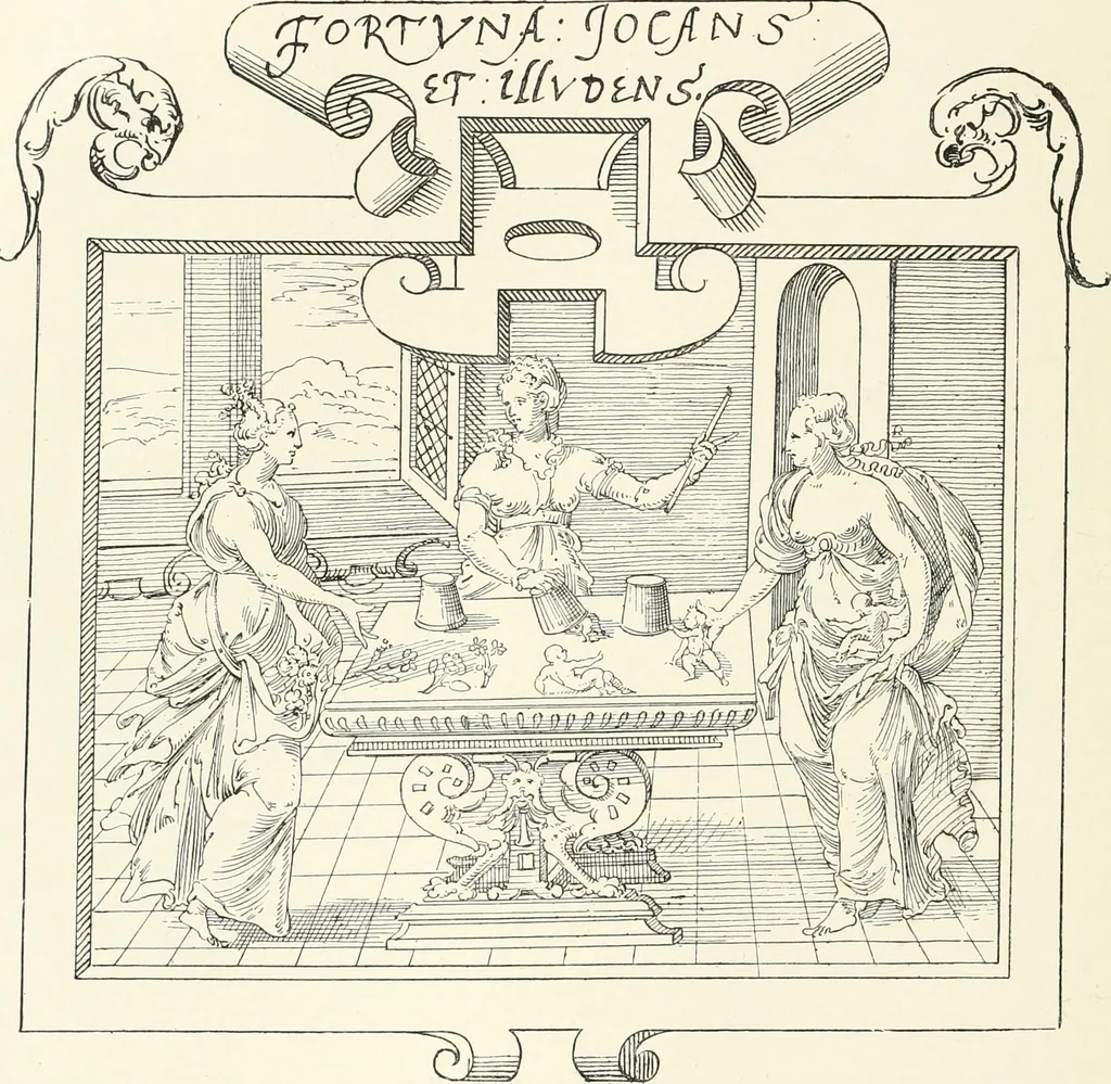 An illustration from The book of fortune : two hundred unpublished drawings, 1883, leaf 93