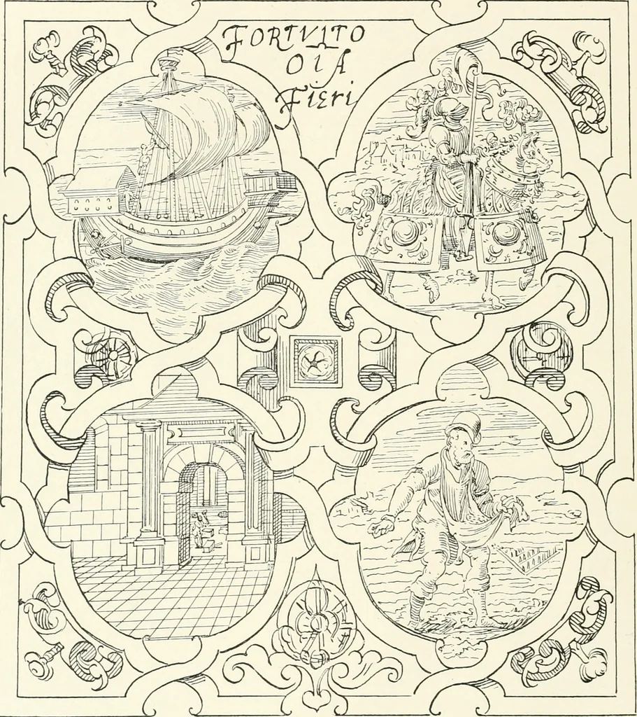 An illustration from The book of fortune : two hundred unpublished drawings, 1883, leaf 97