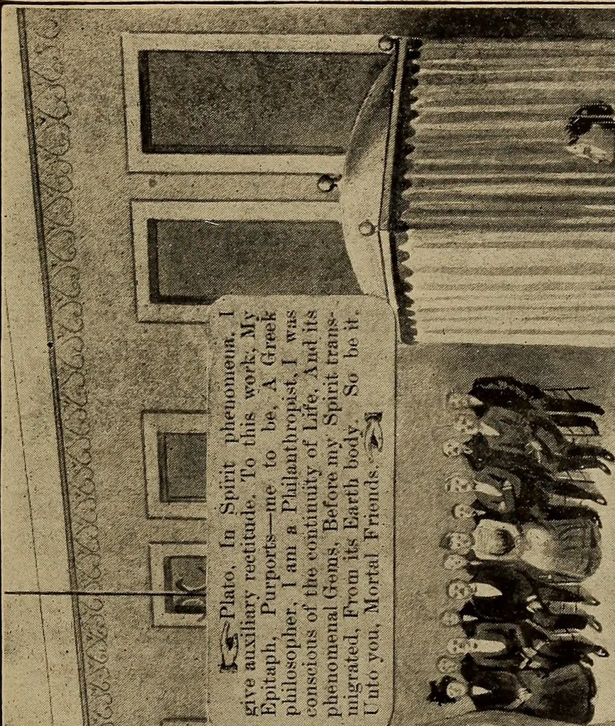 An illustration from Book of heavenly teachings, 1912, leaf 120