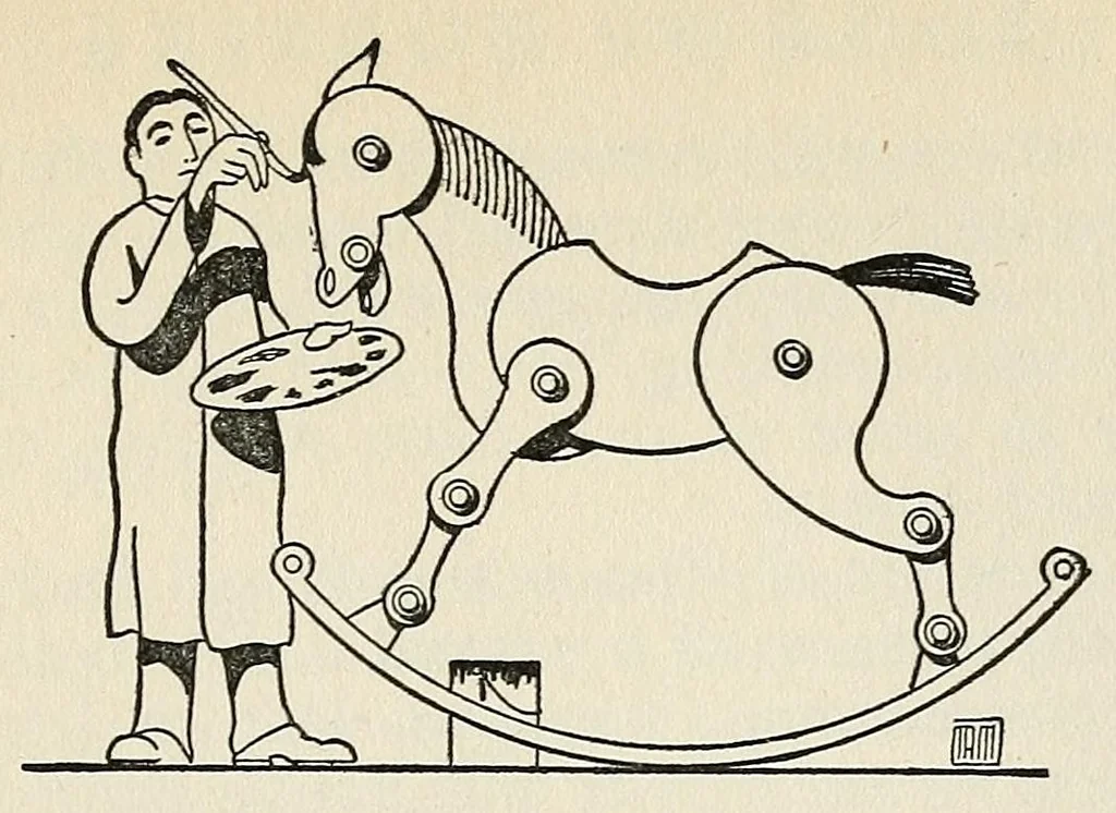An illustration from The book of hobbies; or, A guide to happiness, 1924, leaf 291