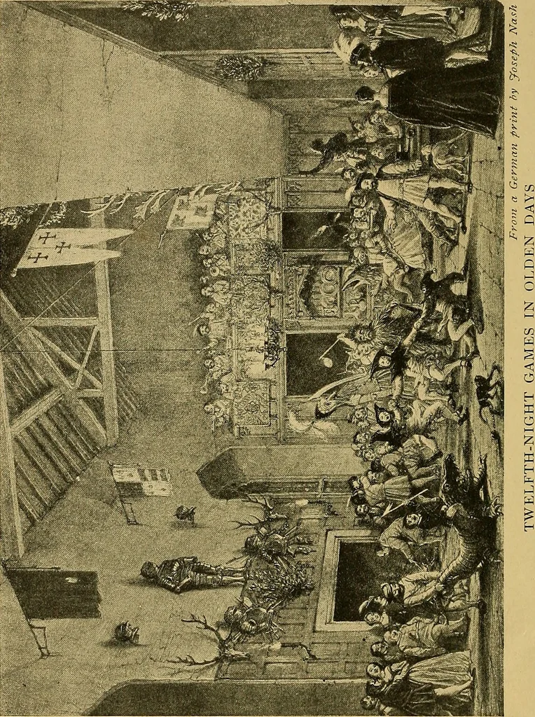 An illustration from The book of indoor and outdoor games, 1904, leaf 13