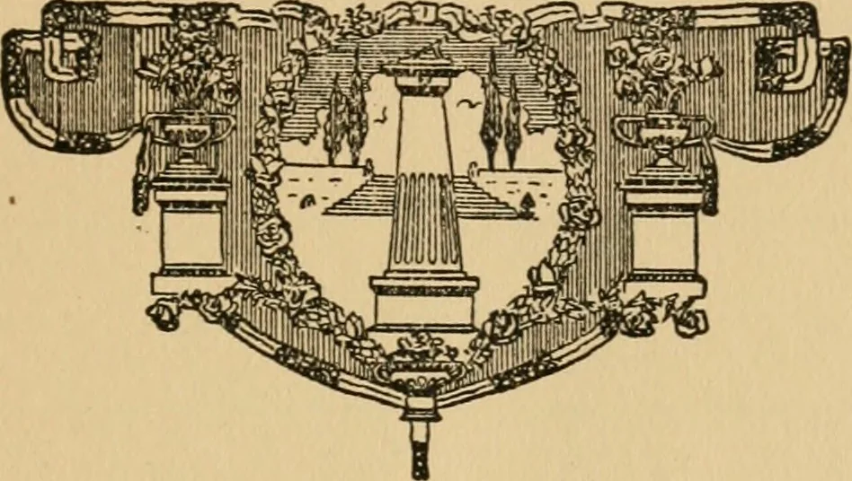 An illustration from A book of inscriptions, 1914, leaf 6